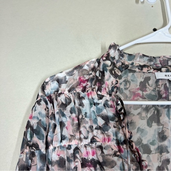 Reiss Talia Floral Blouse NO SIZE SEE MEASUREMENTS - Picture 7 of 13